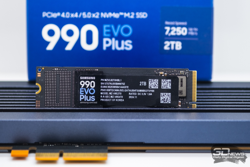 Новая статья: Обзор SSD-накопителя Samsung 990 Evo Plus: наконец-то нормальный Evo (а не как в прошлый раз)