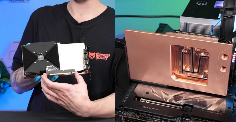 Установка водоблока на GeForce RTX 5090 FE снизила температуру GPU на 25 C