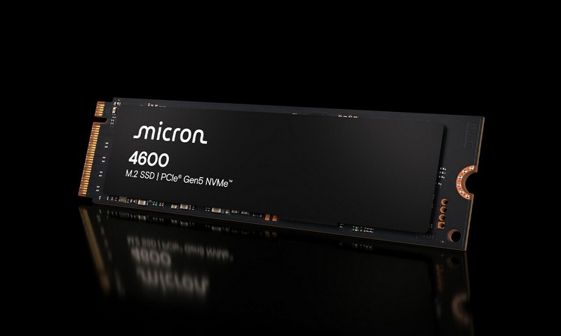 Представлены SSD для потребительских компьютеров Micron 4600 — до 4 Тбайт и 14 500 Мбайт/с