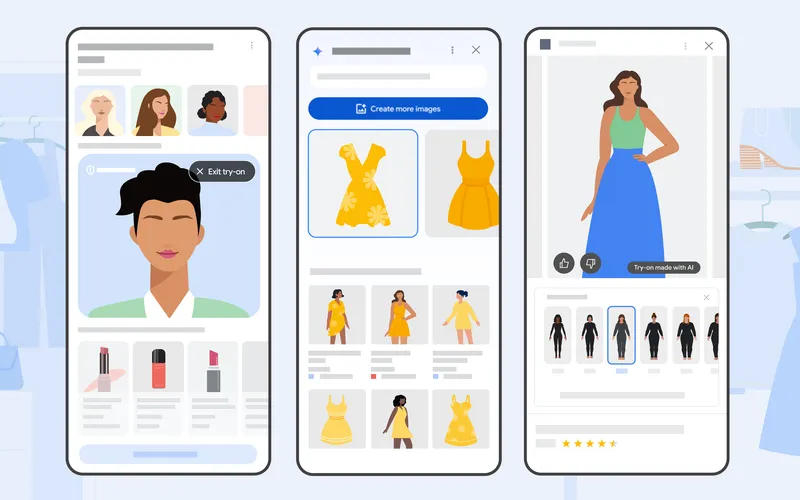 Google добавил сервис ИИ-поиска одежды в магазинах по её текстовому описанию
