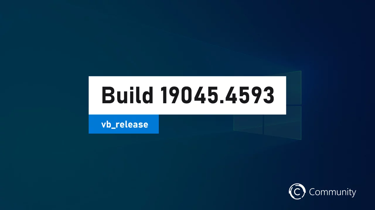 Анонс Windows 10 Insider Preview Build 19045.4593 (каналы Beta и Release Preview)