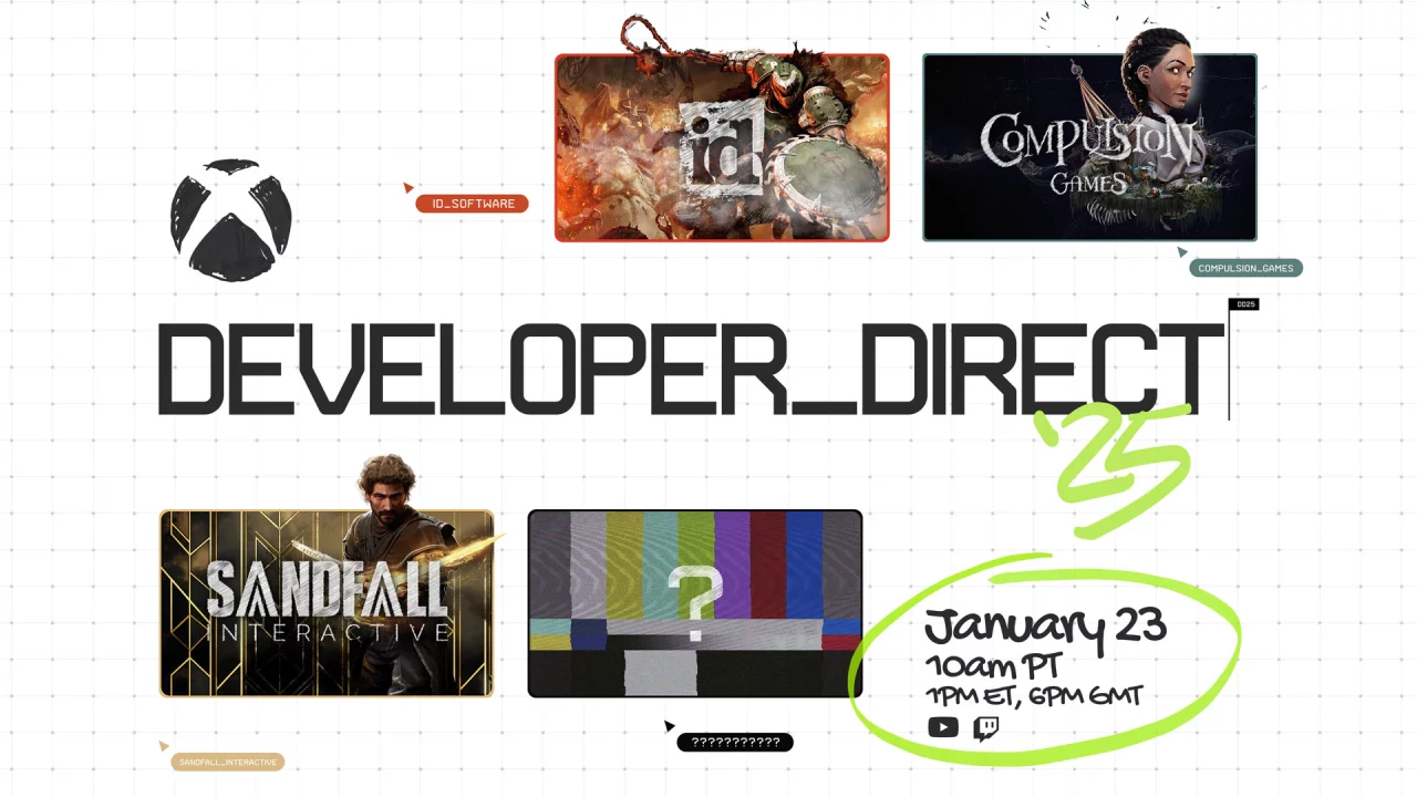 Официально: шоу Xbox Developer Direct пройдёт 23 января