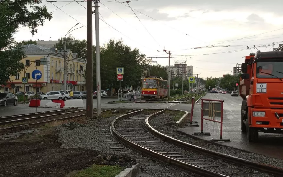 В Барнауле демонтируют трамвайное кольцо у ТЦ Пионер и закроют часть пр. Ленина