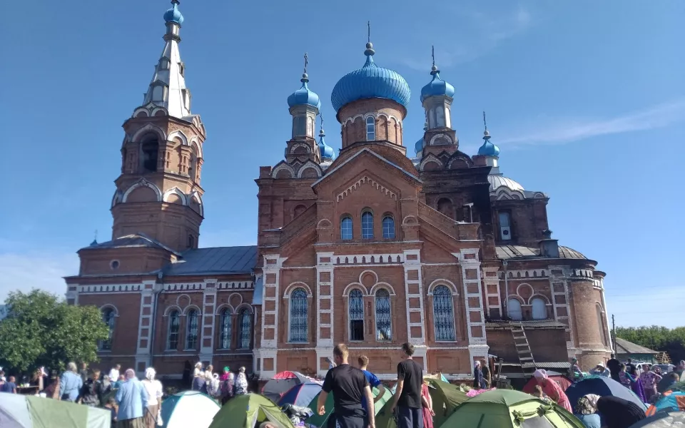 Алтайские паломники начали крестный ход в Коробейниково