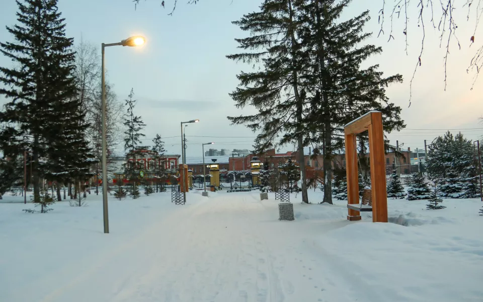 Барнаульский парк 'Центральный' 14 декабря открывает зимний сезон