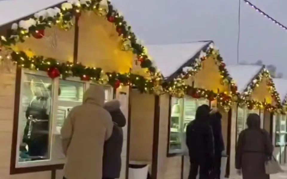 В Барнауле на площади Сахарова открыли главную елку. Видео и фото