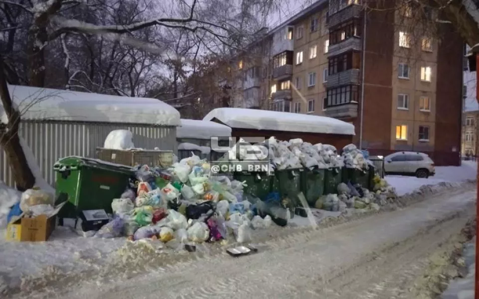 Залежи мусора нашел житель Барнаула в центре города