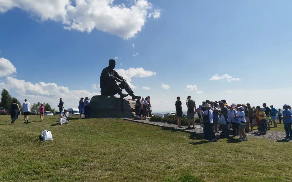 В Сростках проходит финальный день фестиваля Шукшинские дни на Алтае. Фото