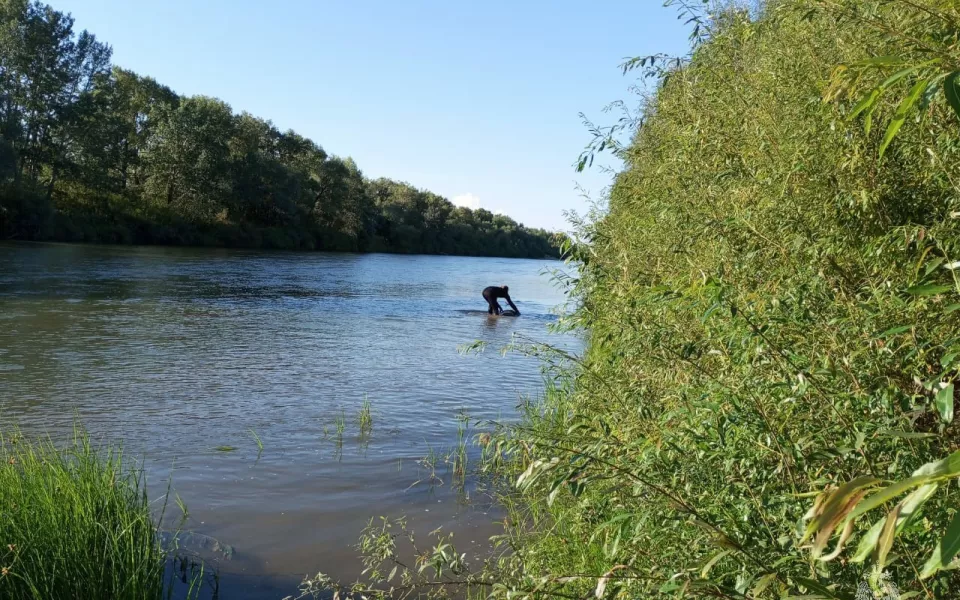 В Алтайском крае мужчина утонул в реке, купаясь в неположенном месте