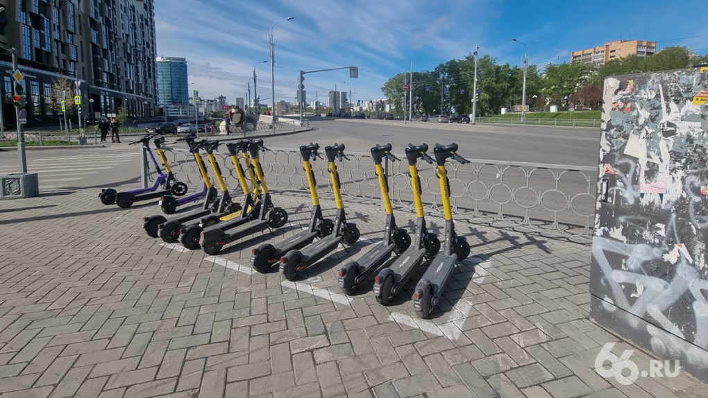 В Екатеринбурге начали действовать ограничения для электросамокатов