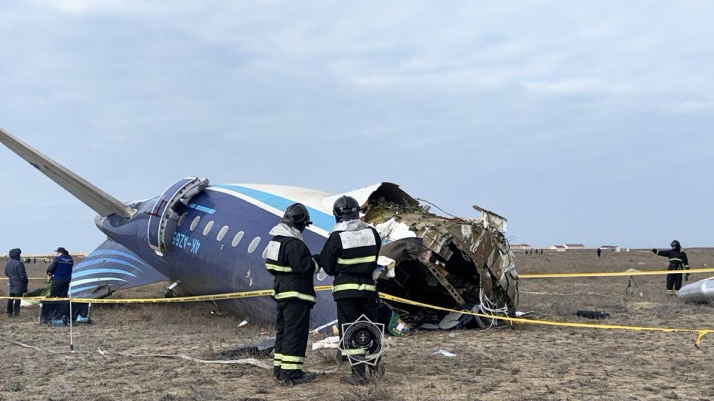 Упавший самолет Азербайджанских авиалиний пытался сесть в аэропорту Грозного во время атаки дронов