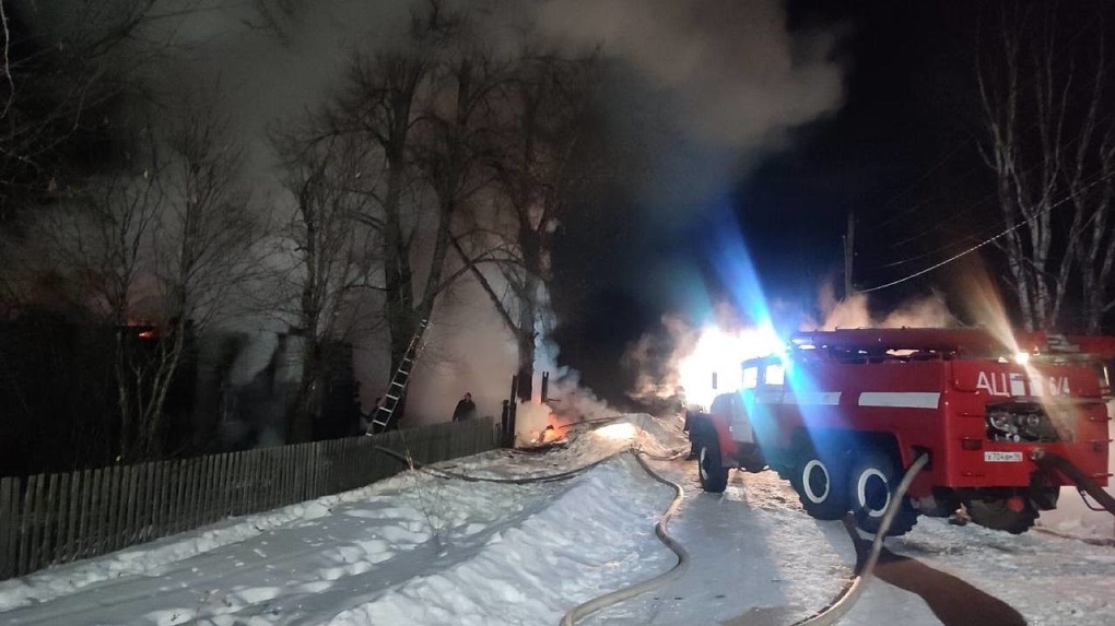 Отец и двое детей погибли в пожаре. Видео