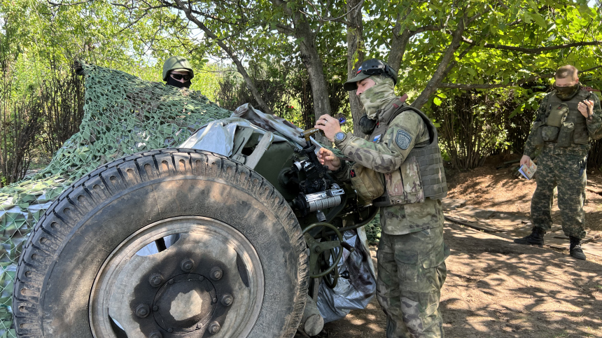 Артиллерия помешала боевикам ВСУ закрепиться в лесополосе. Лучшее видео из зоны СВО