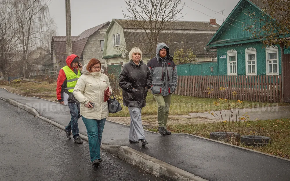 В Брянске после капитального ремонта на улице Дятьковской исчезли лужи