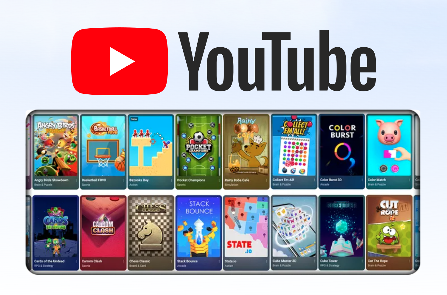 Игровой сервис YouTube Playables станет доступен всем желающим