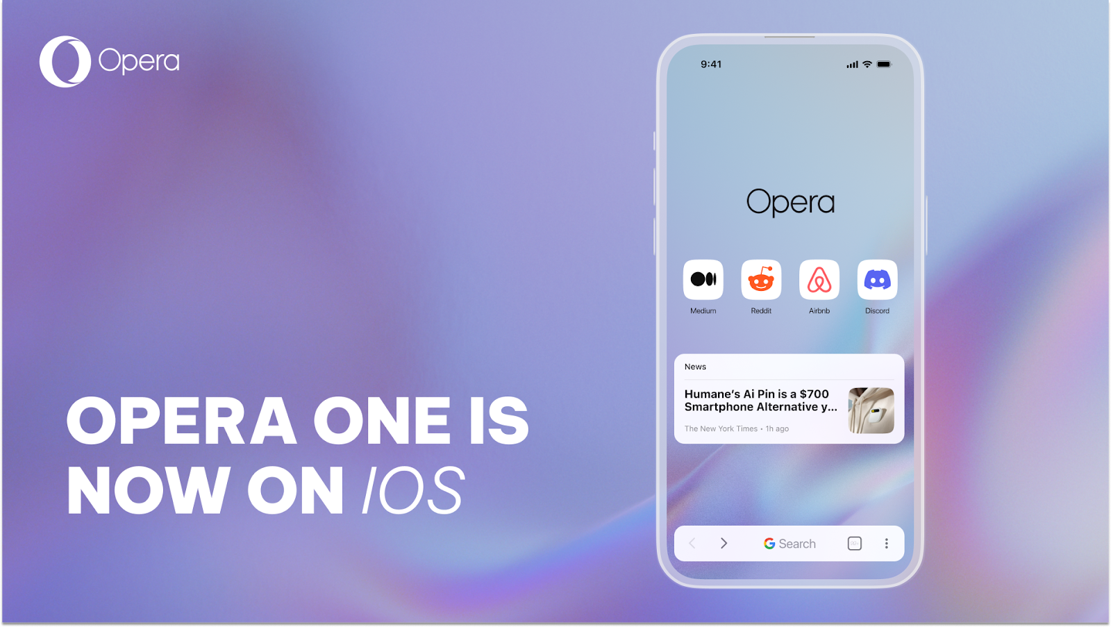 Opera выпустила отдельный браузер для iOS