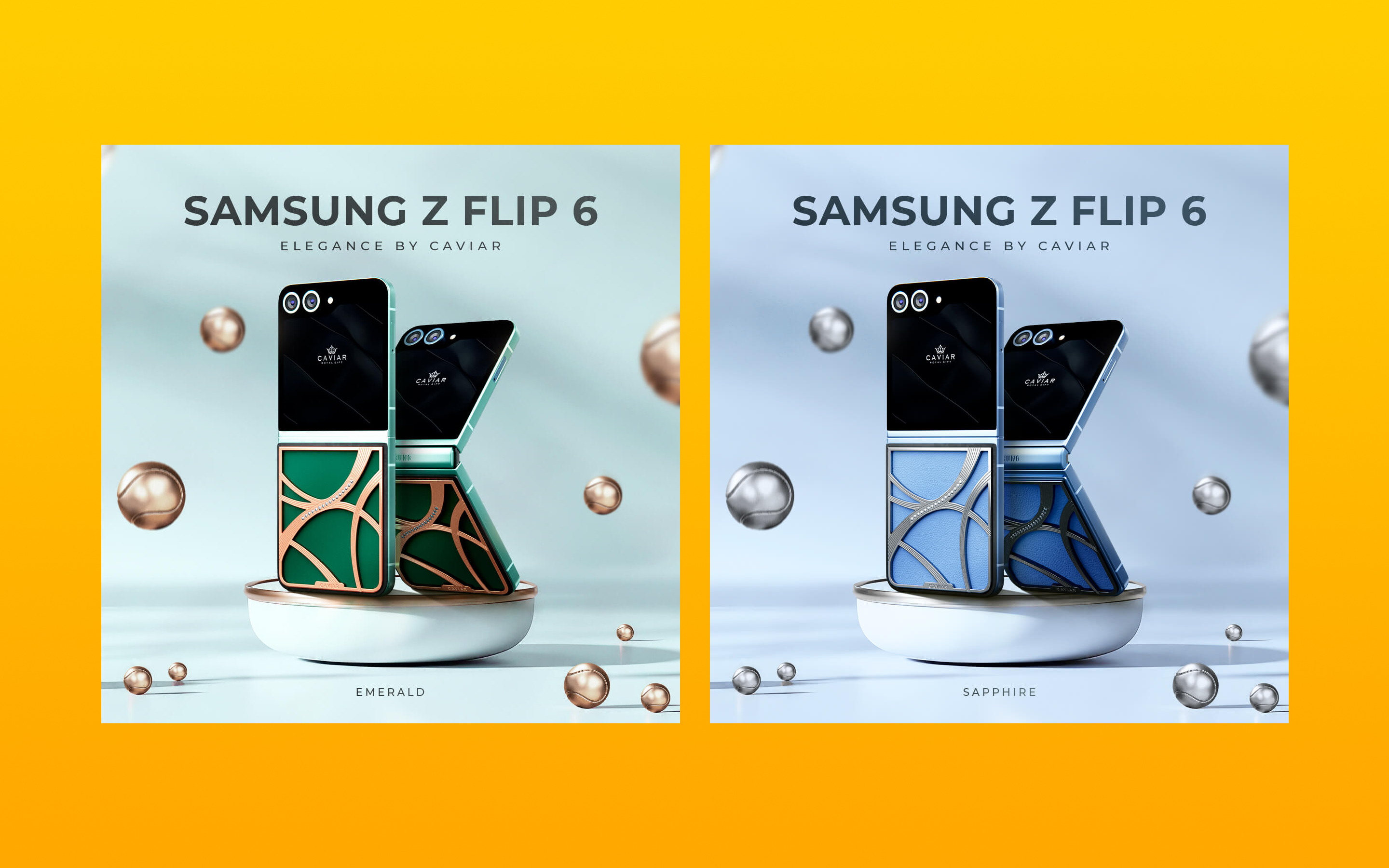 Caviar выпустила Samsung Galaxy Z Flip6 в стиле теннисного корта за $8770