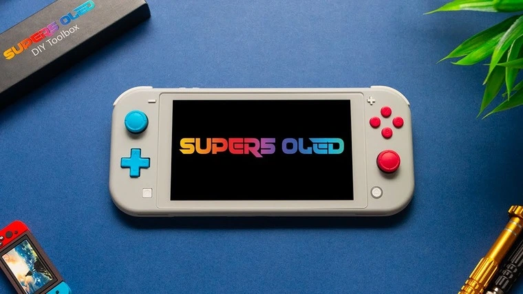 Для карманной Nintendo Switch Lite выпустили OLED-дисплей