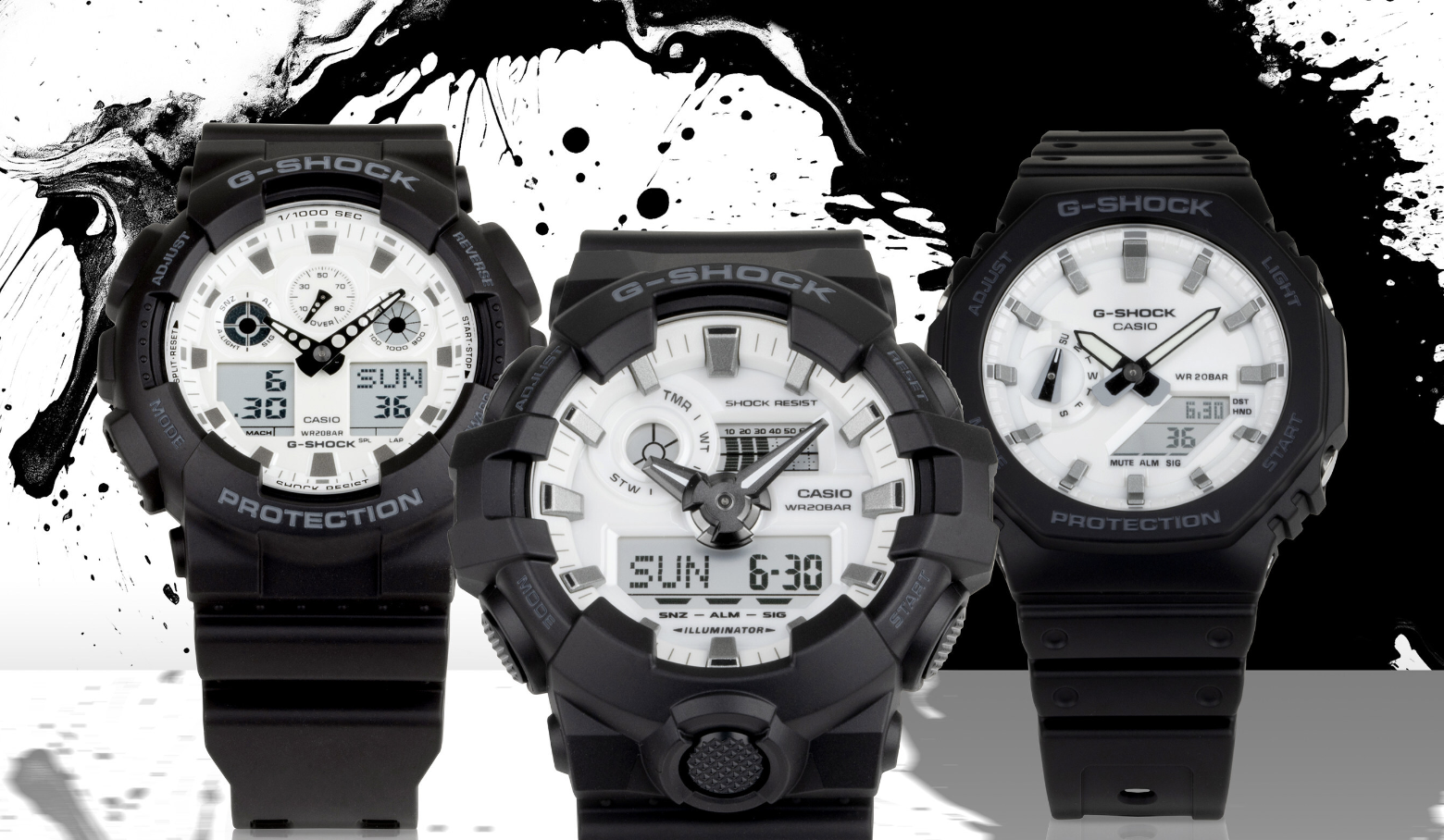 Представлены те самые Casio G-SHOCK в новом чёрно-белом варианте: названа цена