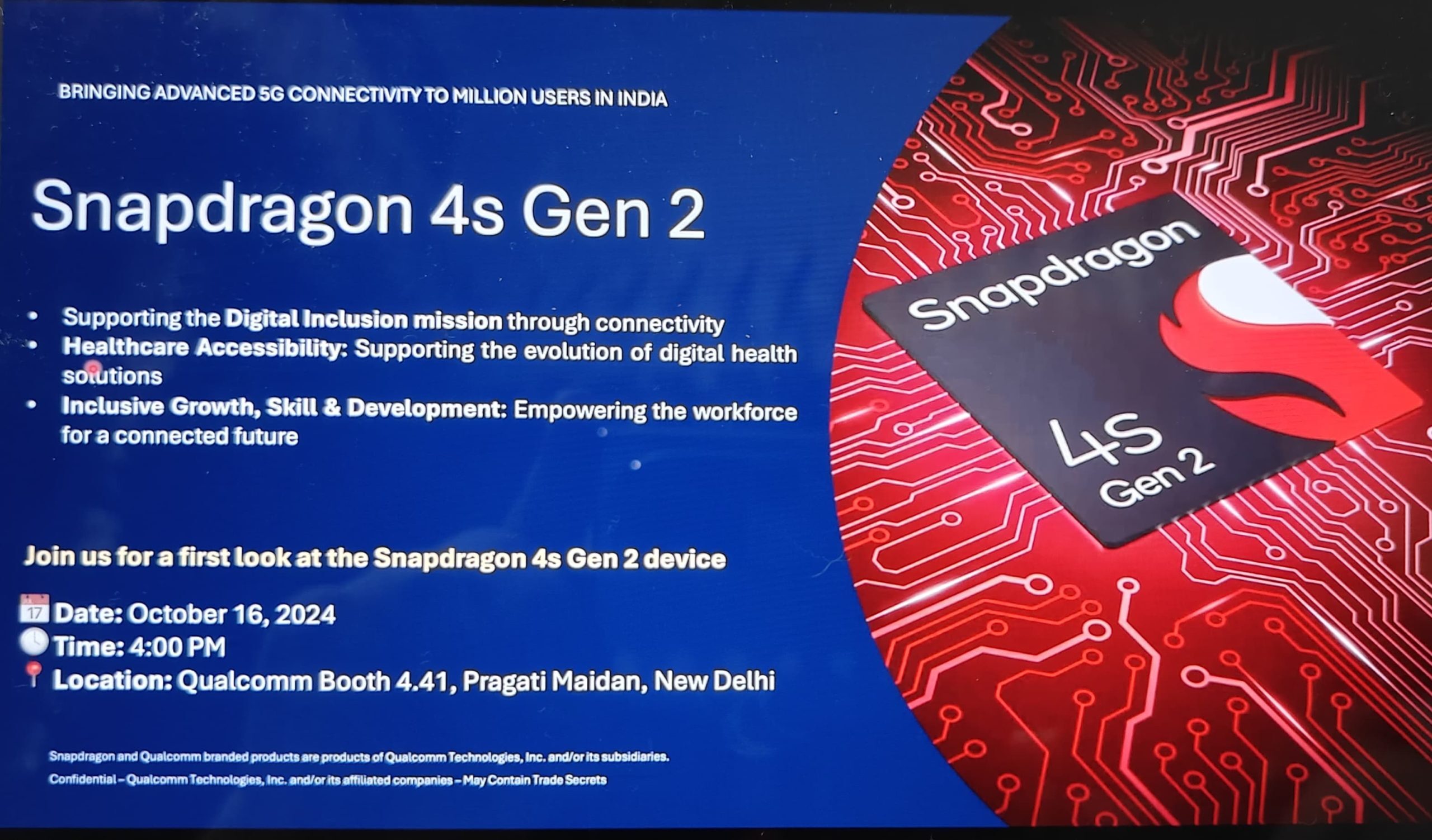 Xiaomi 16 октября выпустит смартфон на бюджетном SoC Snapdragon 4s Gen 2