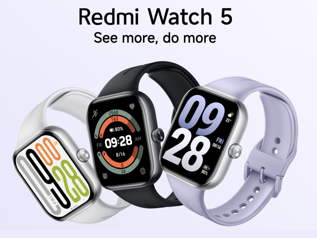 Xiaomi анонсировала глобальную версию умных часов Redmi Watch 5