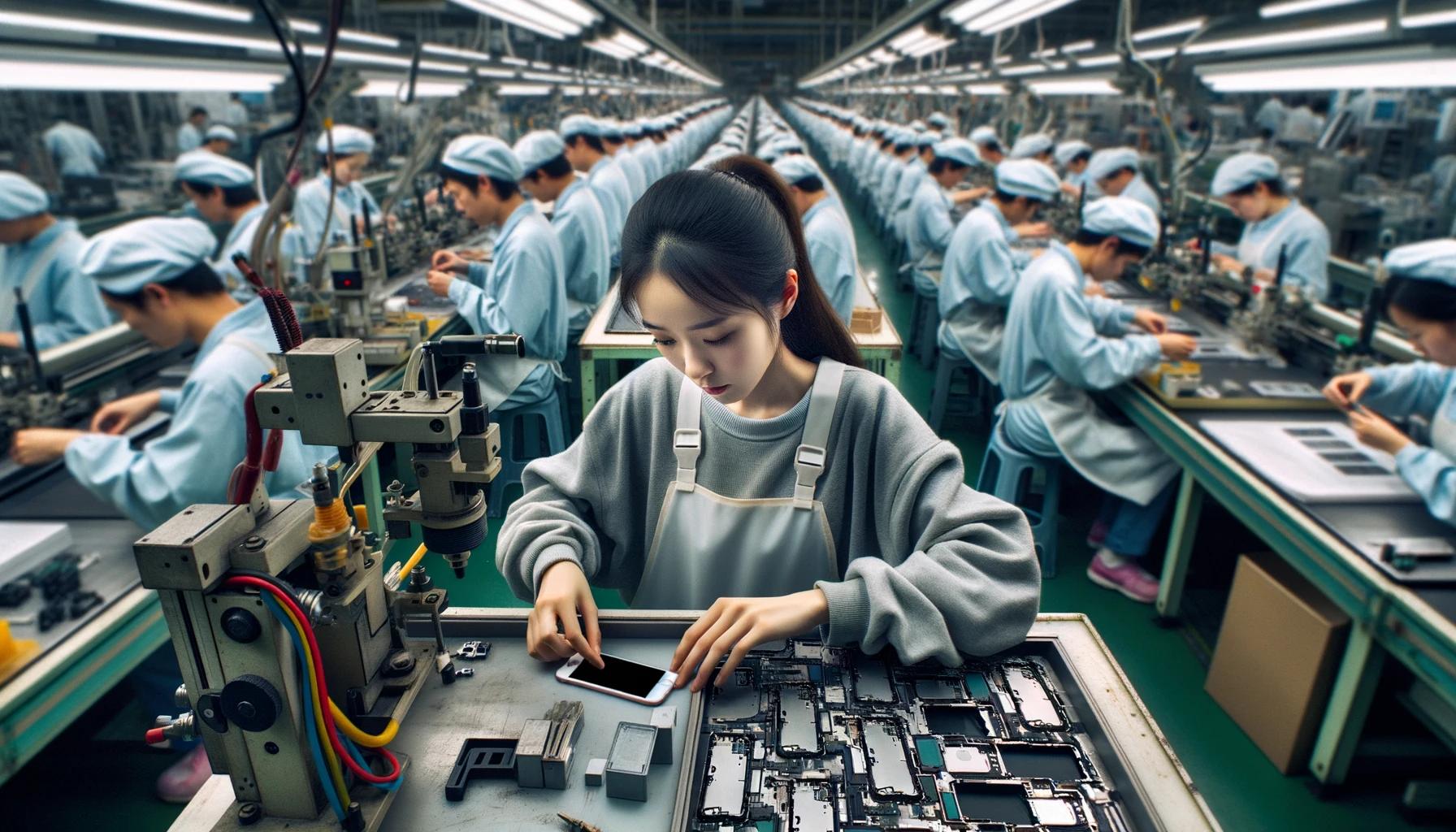 Айфоны производят в китае. Foxconn завод Apple. Завод Foxconn в Китае. Производство айфон в Китае. Сборка айфонов в Китае фото.