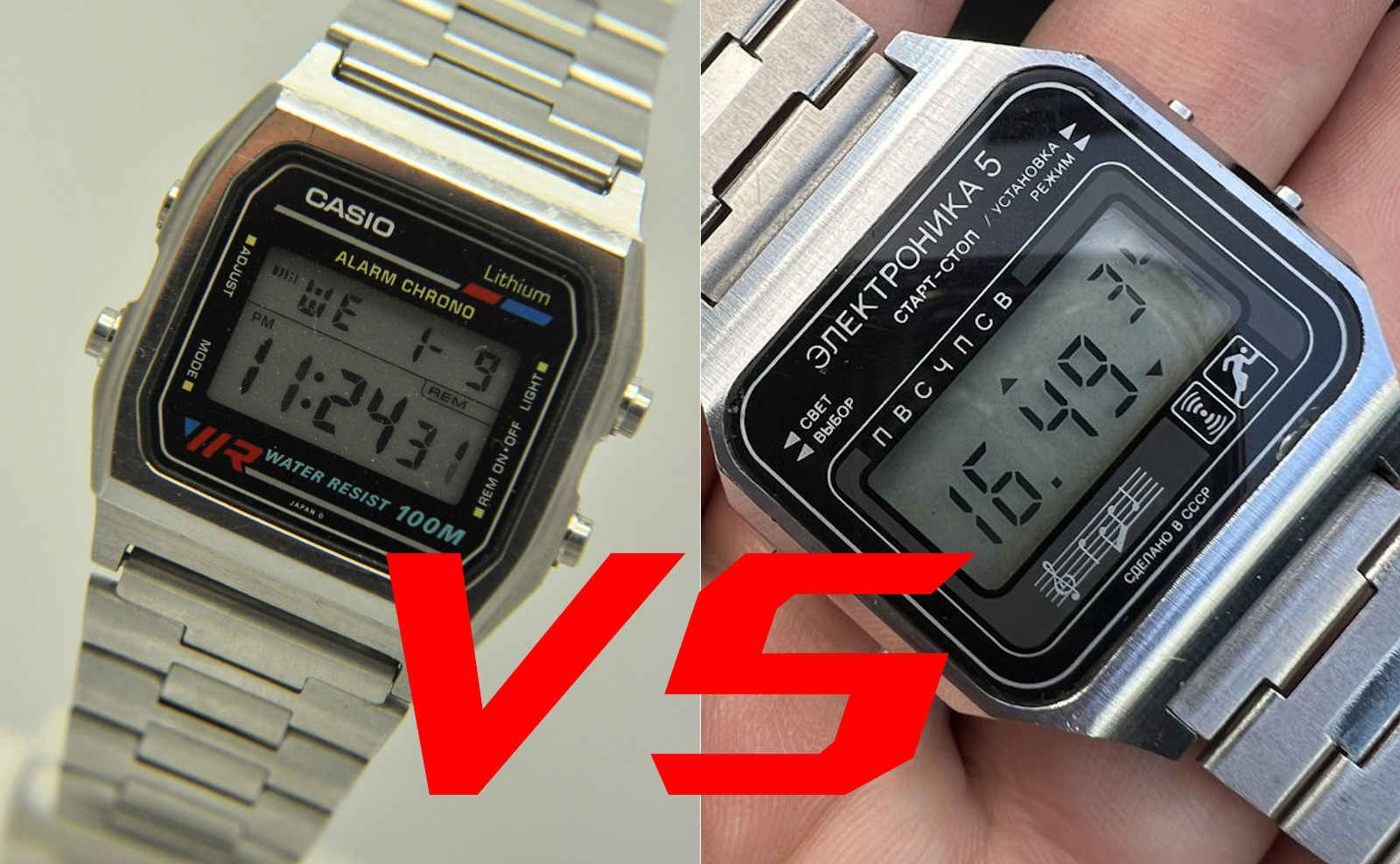 Японские Casio против «Электроники» из СССР: какие часы качественнее?