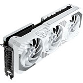 Видеокарта Palit GeForce RTX 4070 Ti Super GamingPro White OC (16 ГБ): красивый дизайн в белых тонах, эффективный тихий кулер, возможность кастомизации кожуха СО