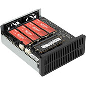 Сетевое хранилище (NAS) Terramaster F8 SSD Plus: 8 слотов M.2 для NVMe-накопителей, интерфейс Ethernet 10 Гбит/с и три USB 3.2 Gen 2