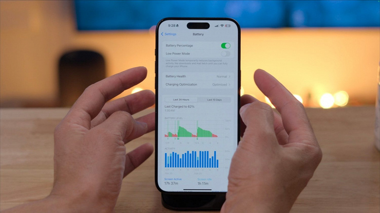 iPhone скоро научится показывать время до конца зарядки