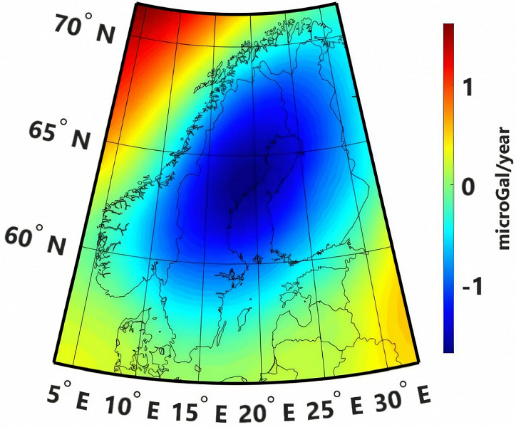 Земля поднимается: шведские геодезисты уточнили плотность верхней мантии планеты