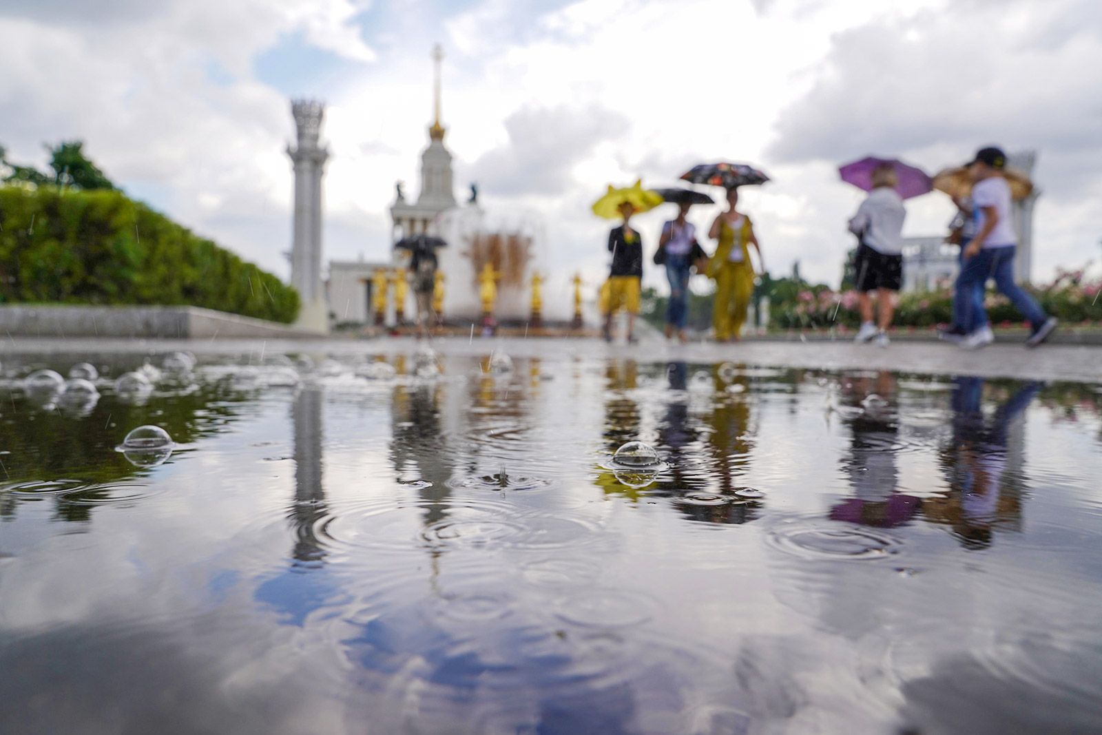 Гроза и сильный ветер ожидаются в Москве