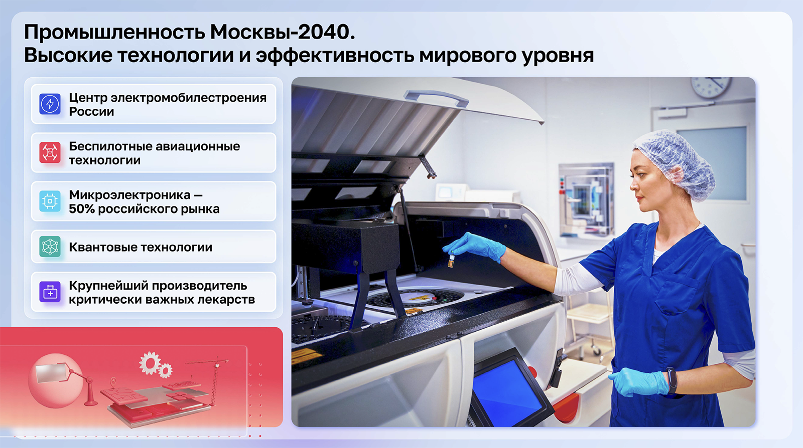 Собянин: Москва остается центром высокотехнологичной промышленности России