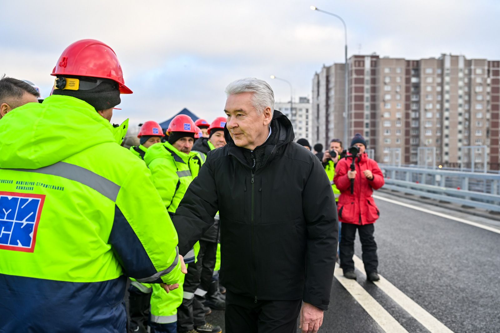 Собянин: Открыли путепровод через пути МЦД-1 в районе станции Бескудниково