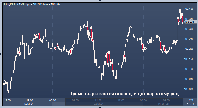 Трамп вырывается вперед, и доллар этому рад