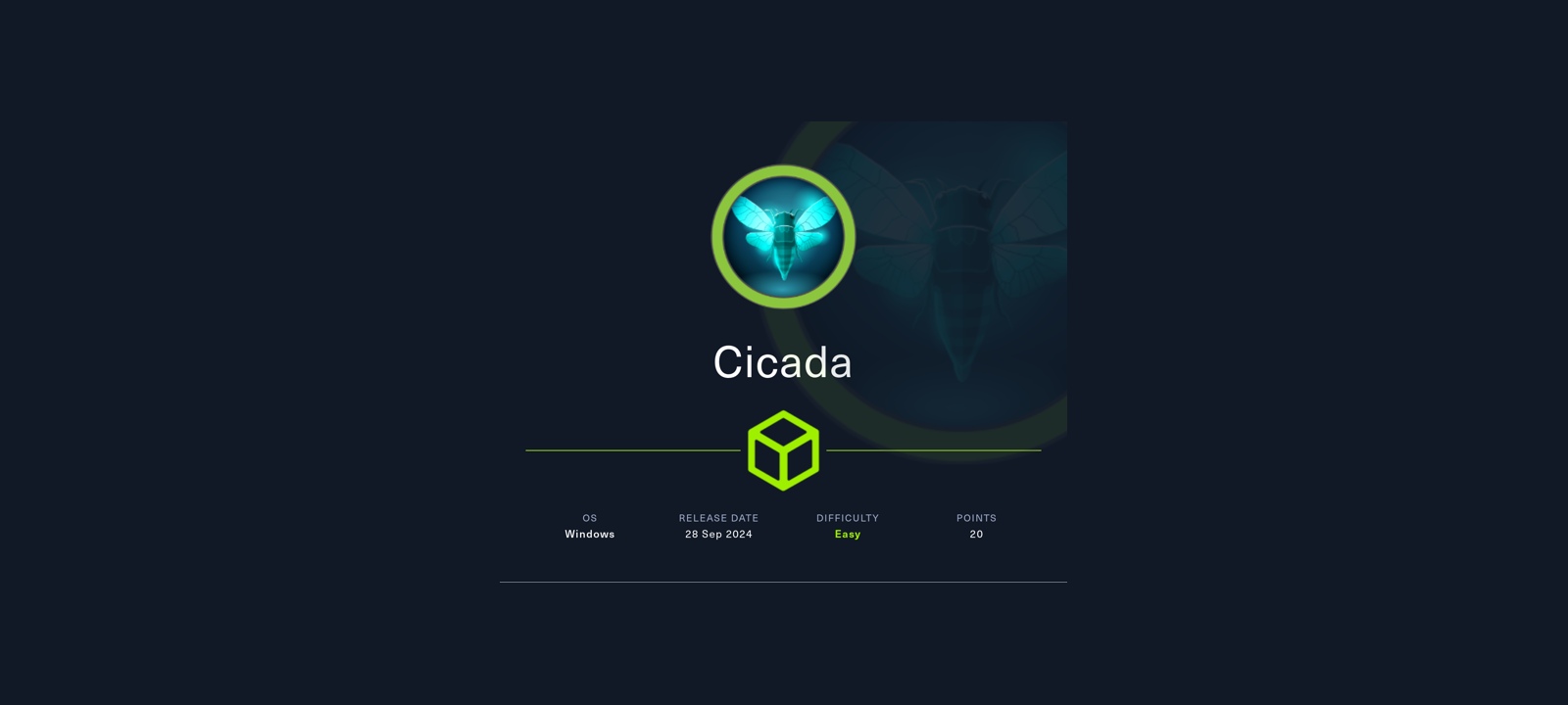 HTB Cicada. Проводим базовые атаки на Active Directory