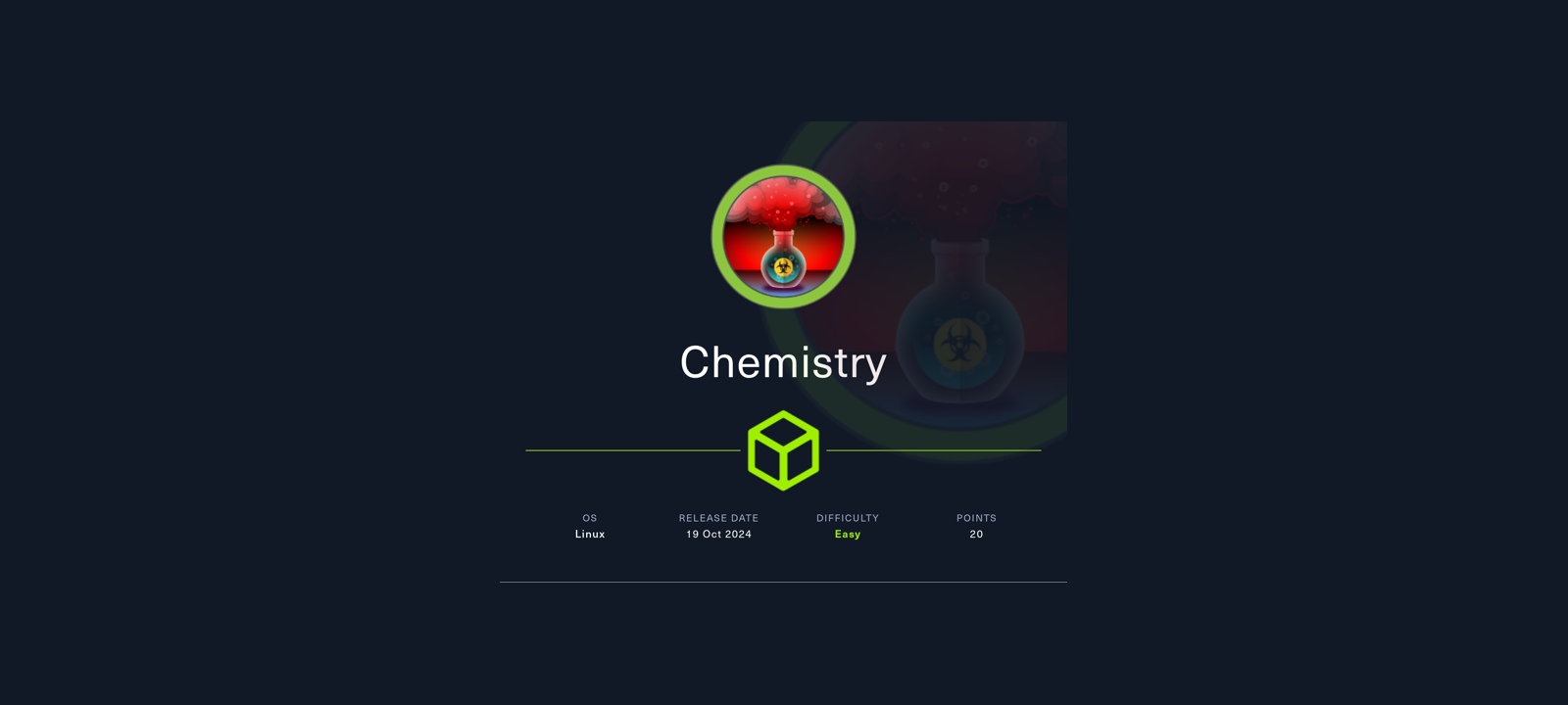 HTB Chemistry. Эксплуатируем RCE в пакете pymatgen