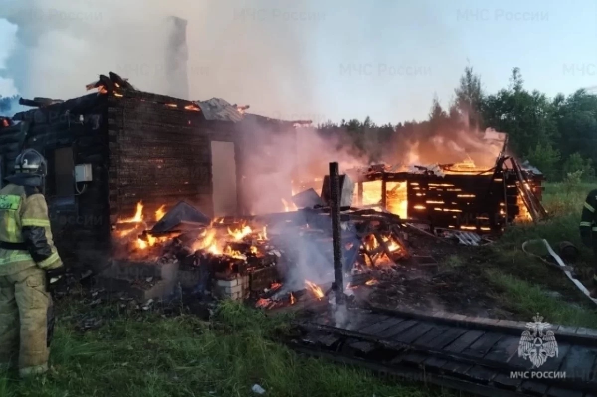 52-летний мужчина погиб на ночном пожаре в Выгоничском районе Брянщины