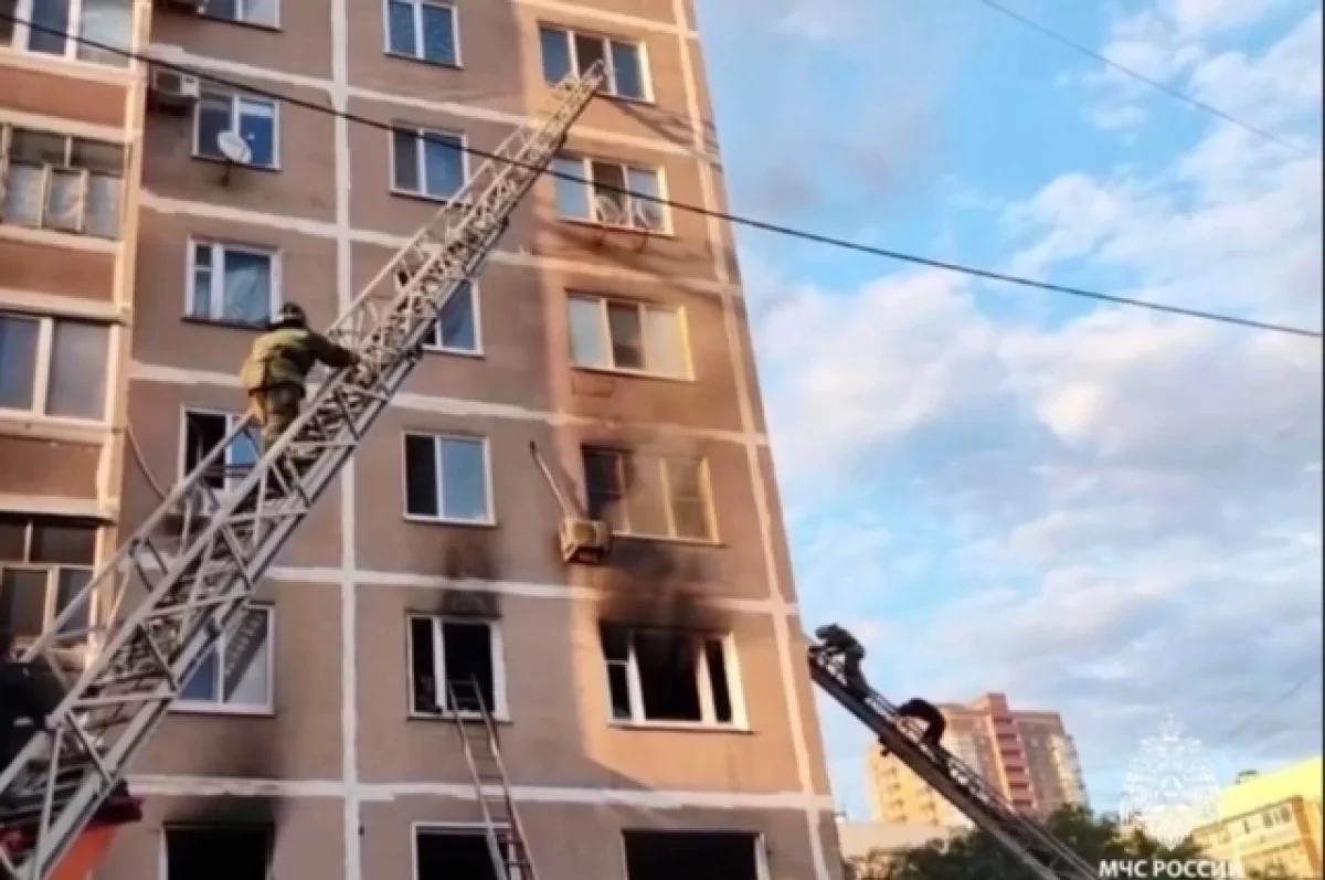 СК: при пожаре в многоэтажке Ульяновска погибли три человека