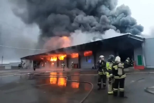 Буйство огня: крупный пожар в Краснодарском крае