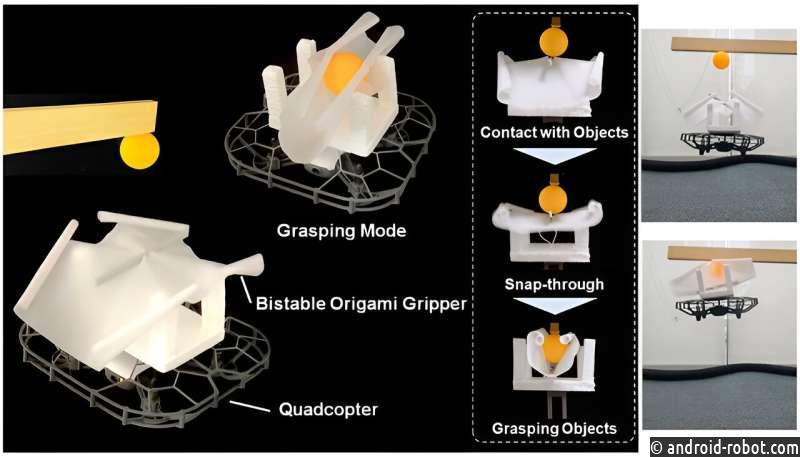 Технология оригами проникает в квадрокоптеры