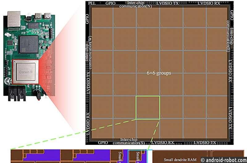 Разрабатывают крупномасштабный нейроморфный чип с новой архитектурой