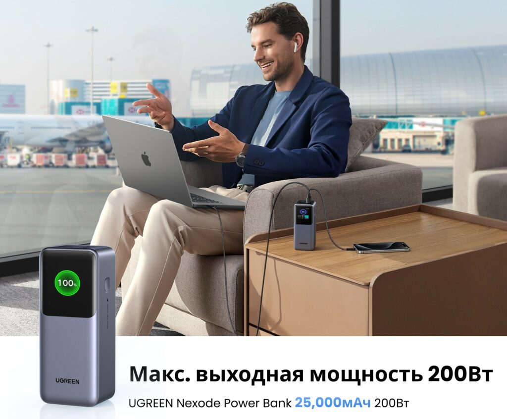 Ёмкие пауэрбанки Ugreen получили быструю зарядку и эмоции