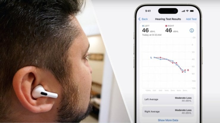 Как проверить слух с помощью AirPods Pro 2 и использовать их в качестве слухового аппарата