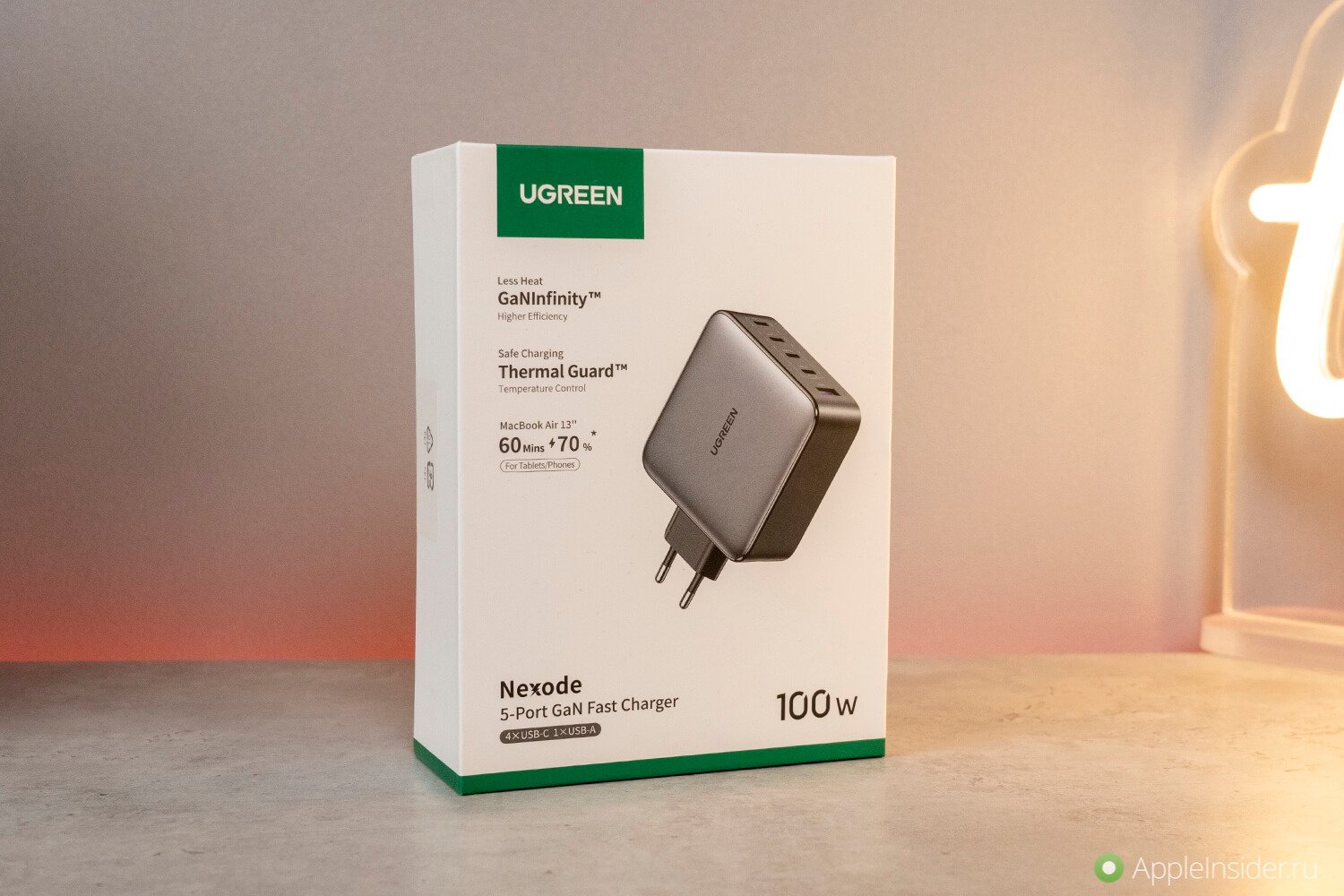 Универсальная зарядка для всего. Обзор UGREEN 100W GaN Charger