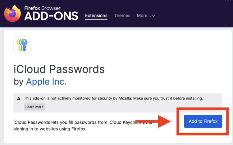 Как пользоваться паролями iCloud в браузере Mozilla Firefox на Mac