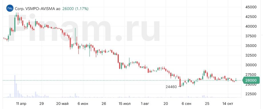 ВСМПО-Ависма за 9 месяцев снизила выручку по РСБУ на 0,4%