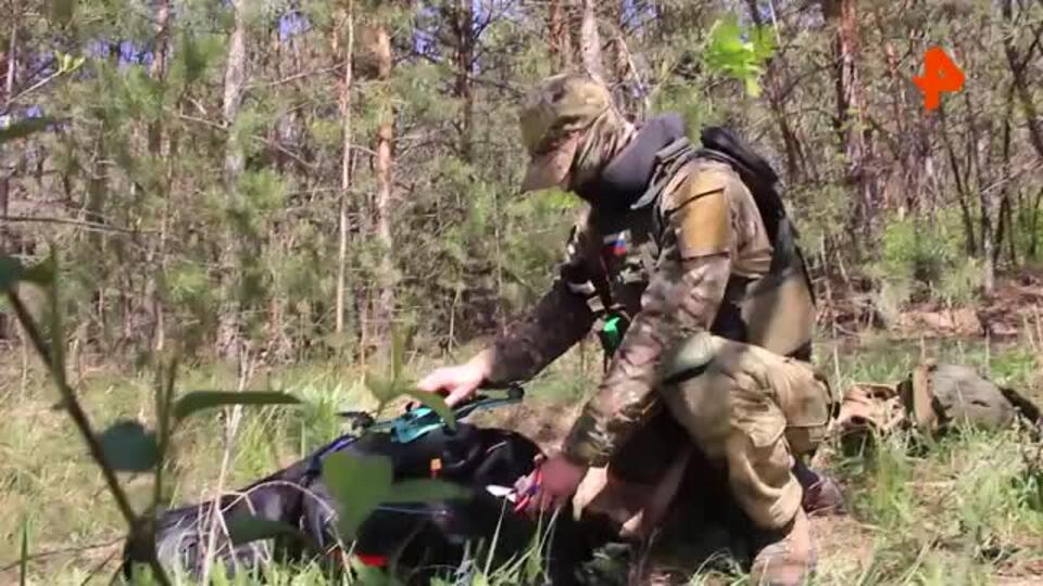 Операторы FPV-дронов уничтожили позиции и боевиков ВСУ в приграничном районе