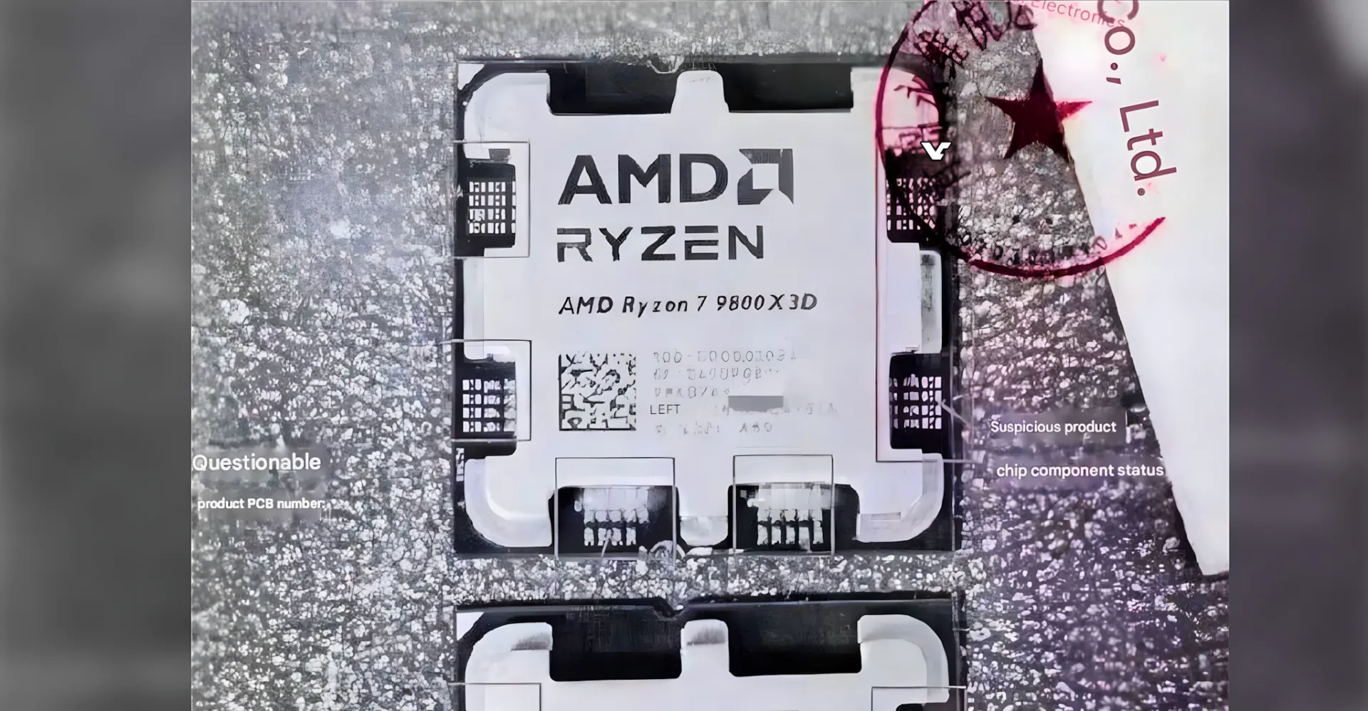 Осторожно, подделки! В Китае снова продают фальшивые Ryzen 7 9800X3D