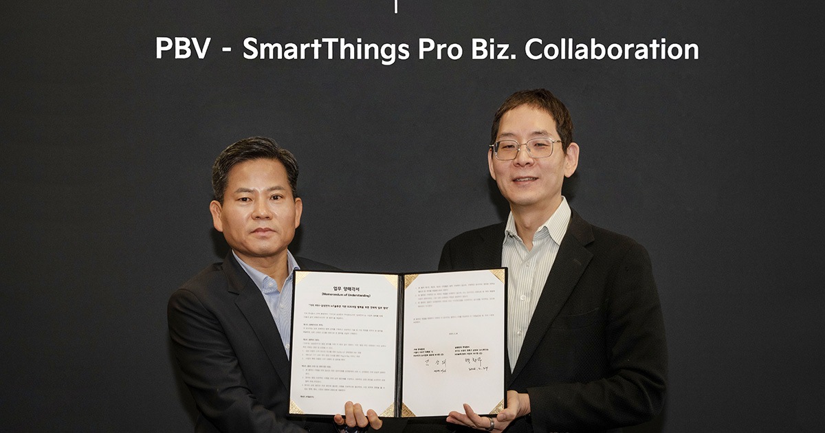 Kia и Samsung договорились об интеграции SmartThings Pro в автомобили Kia PBV